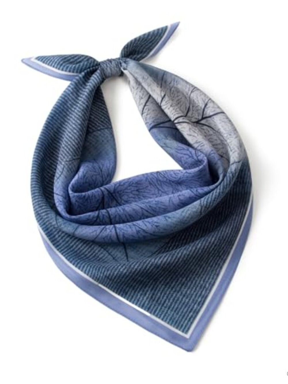 100% Mulberry Silk Scarf Lightweight Hair Neckerchief Gift Box